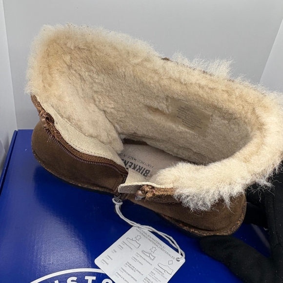 Birkenstock Uppsala Zip Shearling Boots/Color Dark Tea/Size US L5/EUR 36/NWB main image 6